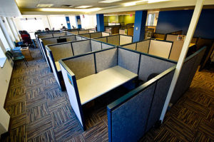 Cubical Walls and Partitions Cleaning